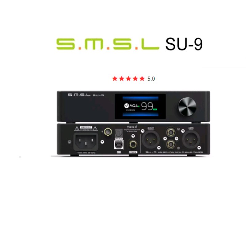 SMSL-5.0 MQA  DAC ES9038Pro 2  XMOS DSD..